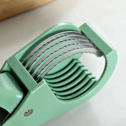 HooFun Stainless Steel Vegetable & Fruit Slicer – Multi-Functional Kitchen Tool for Effortless Salad Prep