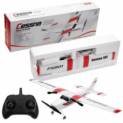 SkyGlide FX801 RC Plane – EPP Foam 2.4G 2CH Fixed-Wing Remote Control Airplane for Kids & Beginners