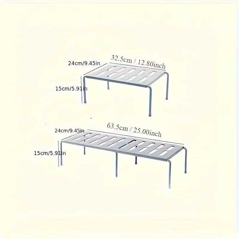 FlexiStack Adjustable Multi-Tier Shoe Rack Organizer – Space-Saving Plastic Storage Shelf for Home, Dorm & Closet