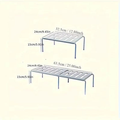 FlexiStack Adjustable Multi-Tier Shoe Rack Organizer – Space-Saving Plastic Storage Shelf for Home, Dorm & Closet