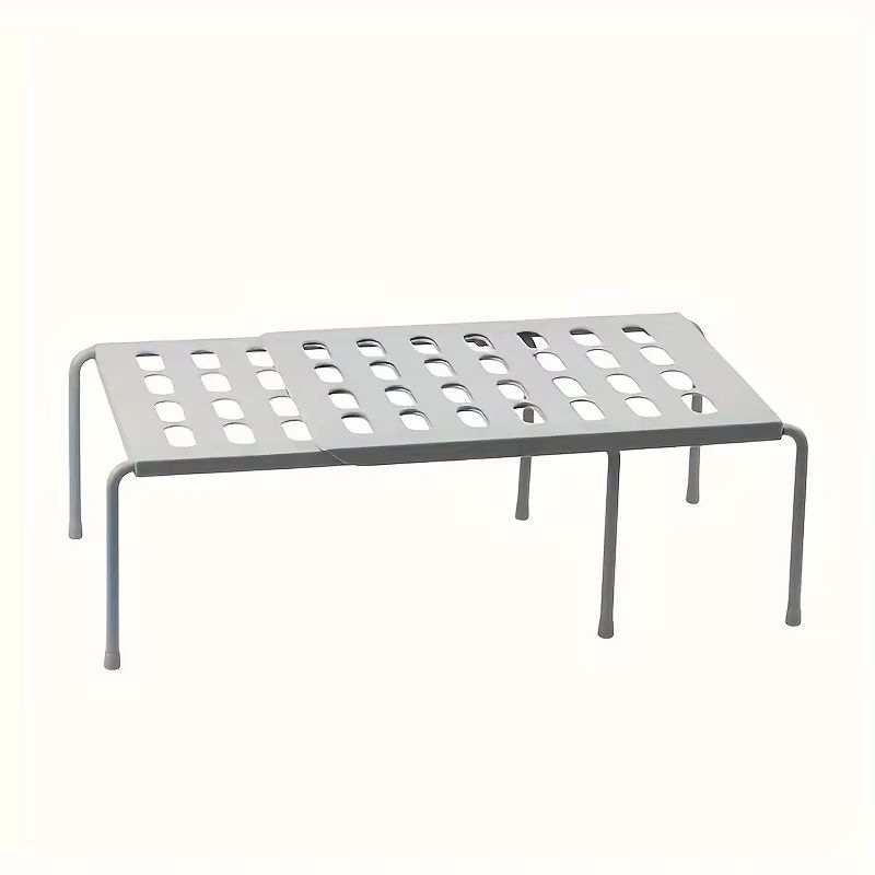 FlexiStack Adjustable Multi-Tier Shoe Rack Organizer – Space-Saving Plastic Storage Shelf for Home, Dorm & Closet