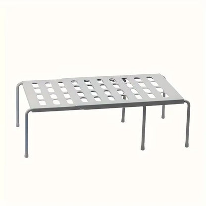 FlexiStack Adjustable Multi-Tier Shoe Rack Organizer – Space-Saving Plastic Storage Shelf for Home, Dorm & Closet