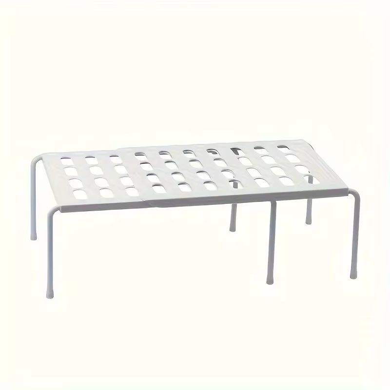FlexiStack Adjustable Multi-Tier Shoe Rack Organizer – Space-Saving Plastic Storage Shelf for Home, Dorm & Closet