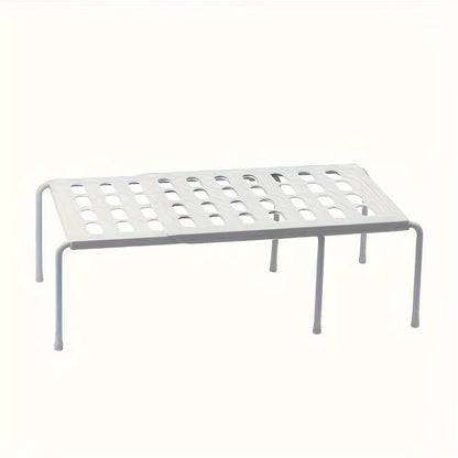 FlexiStack Adjustable Multi-Tier Shoe Rack Organizer – Space-Saving Plastic Storage Shelf for Home, Dorm & Closet