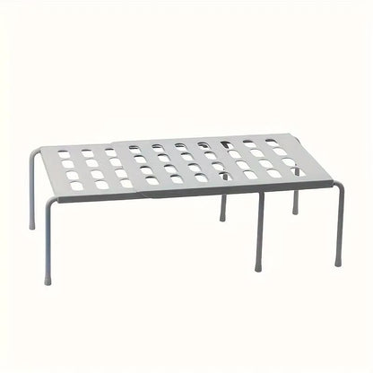 FlexiStack Adjustable Multi-Tier Shoe Rack Organizer – Space-Saving Plastic Storage Shelf for Home, Dorm & Closet