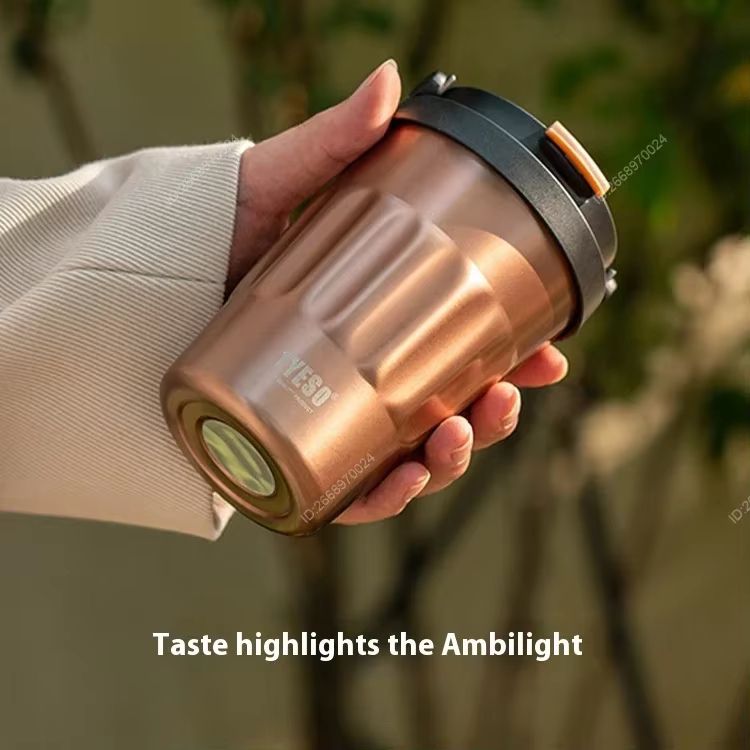 Tyeso Vintage Insulated Coffee Mug – Portable 304 Stainless Steel Travel Cup for Hot & Cold Drinks On-the-Go