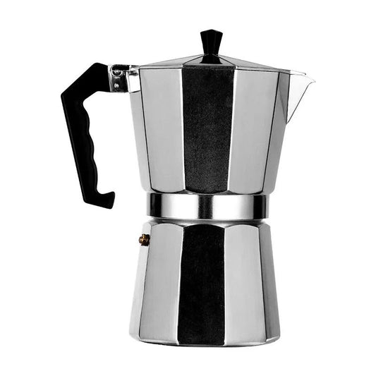 Italian Aluminum Mocha Coffee Pot Portable Espresso Maker for Home or Travel