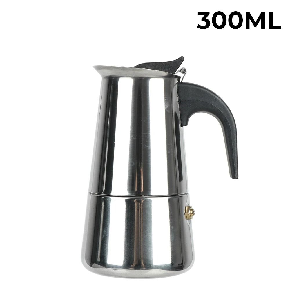 Italian Aluminum Mocha Coffee Pot Portable Espresso Maker for Home or Travel