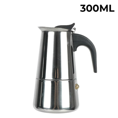Italian Aluminum Mocha Coffee Pot Portable Espresso Maker for Home or Travel