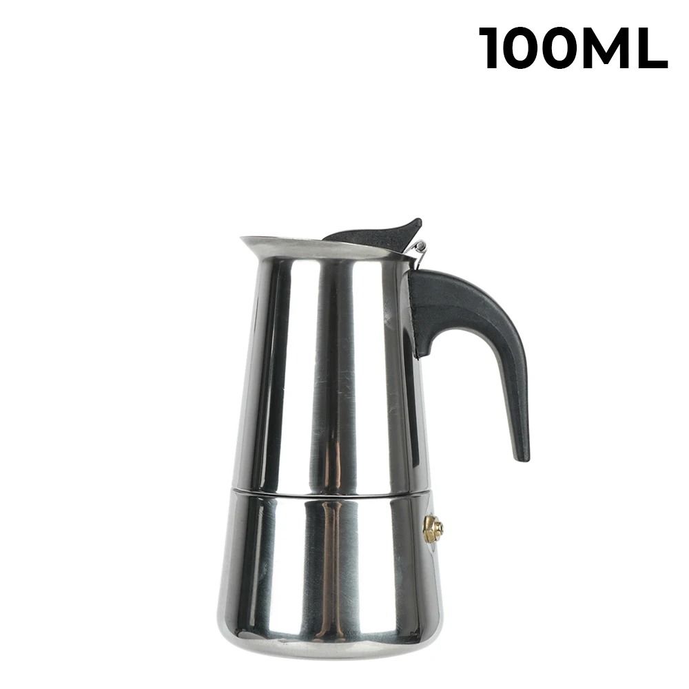 Italian Aluminum Mocha Coffee Pot Portable Espresso Maker for Home or Travel