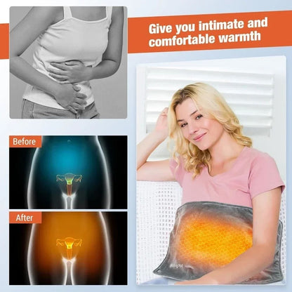 Electric Graphene Heating Blanket USB Hot Compress Pad for Winter Warmth