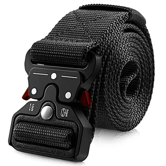Tactical Canvas Survival Belt for Men