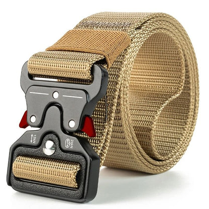 Tactical Canvas Survival Belt for Men