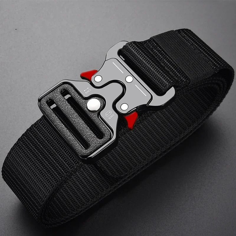 Tactical Canvas Survival Belt for Men