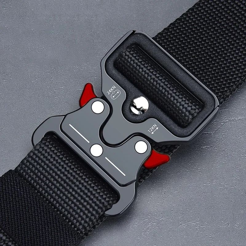 Tactical Canvas Survival Belt for Men