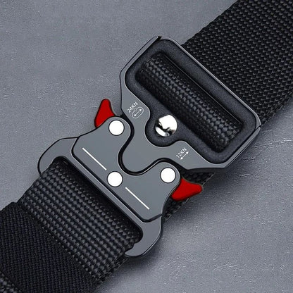 Tactical Canvas Survival Belt for Men