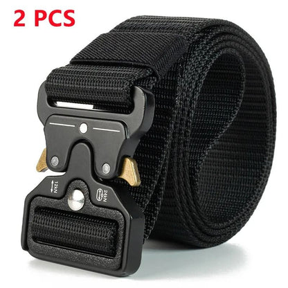 Tactical Canvas Survival Belt for Men