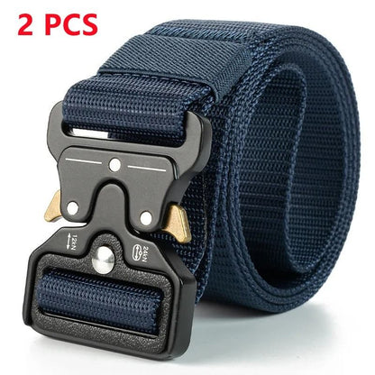 Tactical Canvas Survival Belt for Men