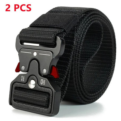 Tactical Canvas Survival Belt for Men