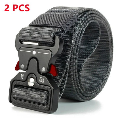 Tactical Canvas Survival Belt for Men
