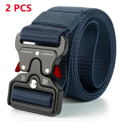 Tactical Canvas Survival Belt for Men