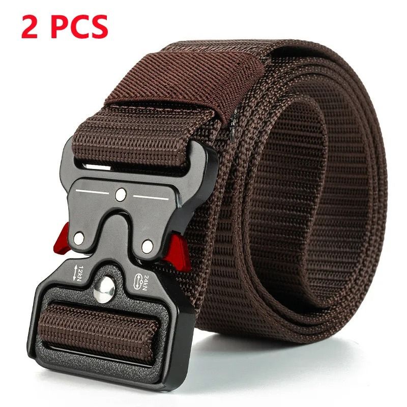 Tactical Canvas Survival Belt for Men