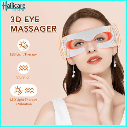 Rechargeable LED Eye Massager for Dark Circles and Eye Fatigue Relief