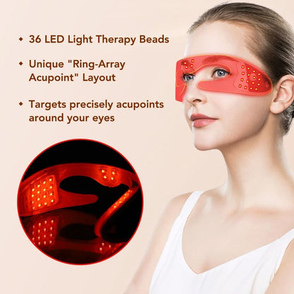 Rechargeable LED Eye Massager for Dark Circles and Eye Fatigue Relief