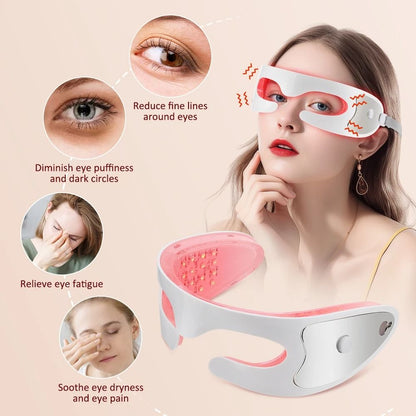 Rechargeable LED Eye Massager for Dark Circles and Eye Fatigue Relief