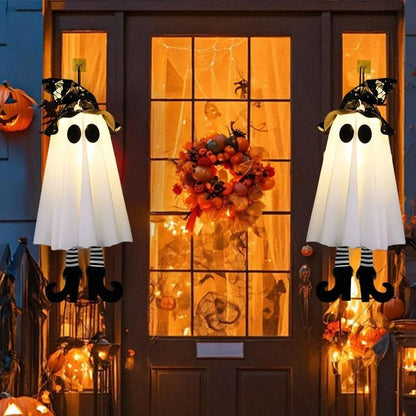 Halloween LED Light Up Witch Ghost Hanging Decoration
