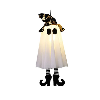 Halloween LED Light Up Witch Ghost Hanging Decoration