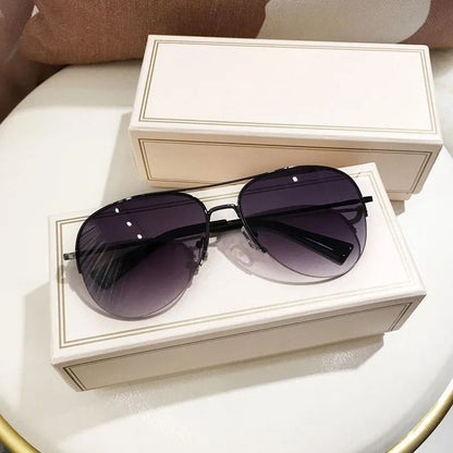 Classic Aviator Metal Frame Sunglasses