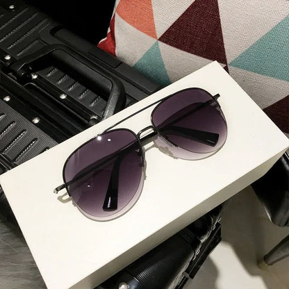 Classic Aviator Metal Frame Sunglasses
