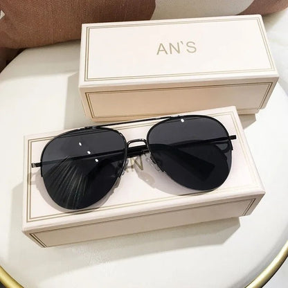 Classic Aviator Metal Frame Sunglasses