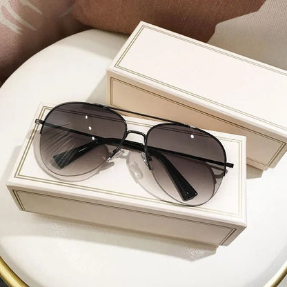 Classic Aviator Metal Frame Sunglasses
