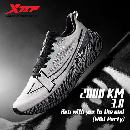 Xtep Mens Running Shoes 2000km 3.0 Lightweight Cushioned Sneakers