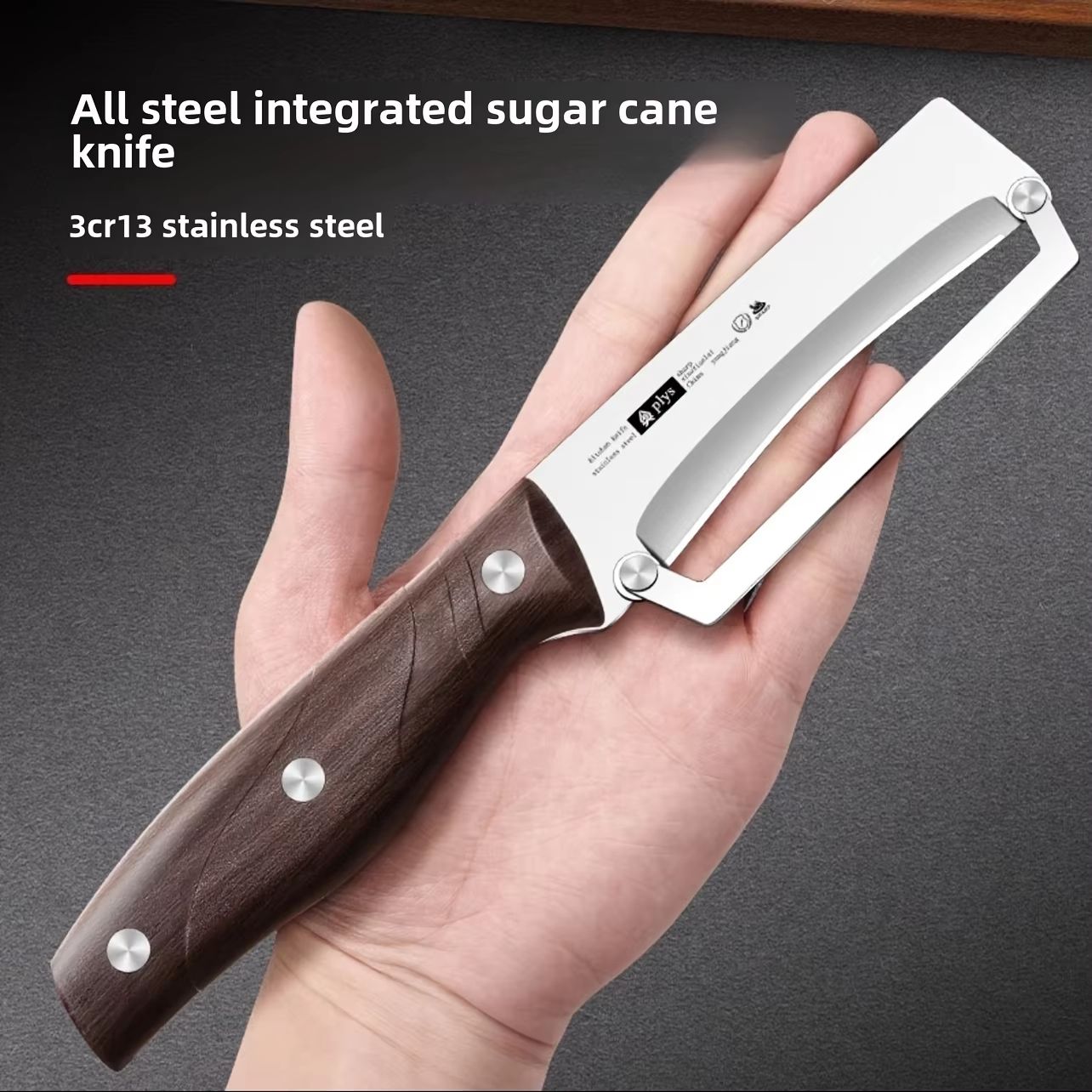 Stainless Steel Fruit & Vegetable Peeler with Wooden Handle – Durable Precision Peeling Tool