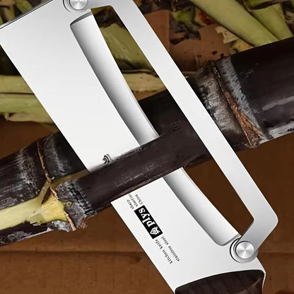 Stainless Steel Fruit & Vegetable Peeler with Wooden Handle – Durable Precision Peeling Tool