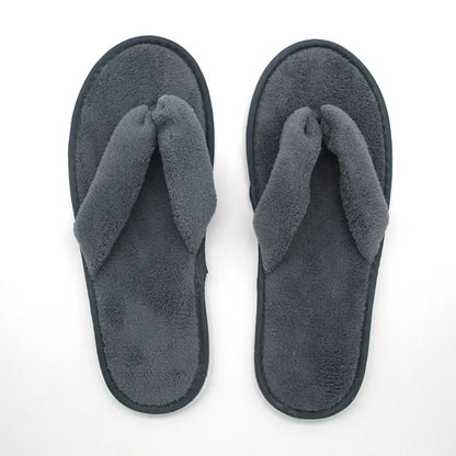 Soft Women Coral Fleece Slippers, Non-Disposable Solid Color Home Hospitality Slippers, Perfect Party & Wedding Guest