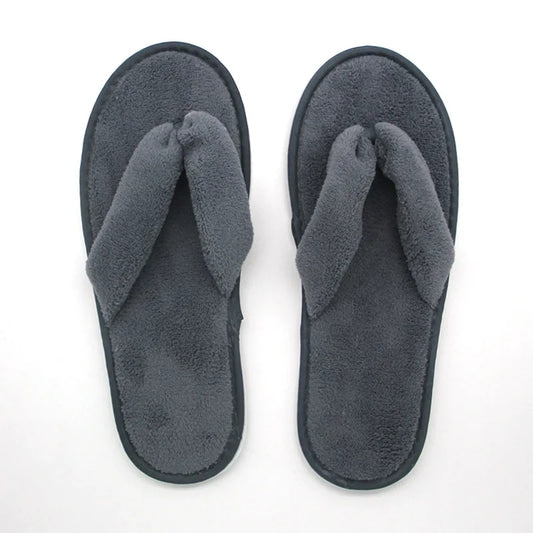 Soft Women Coral Fleece Slippers, Non-Disposable Solid Color Home Hospitality Slippers, Perfect Party & Wedding Guest