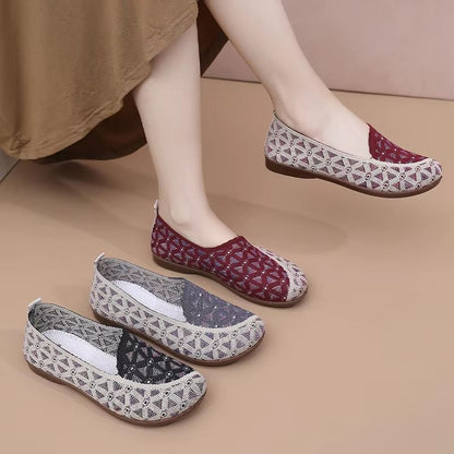 Lightweight Soft-Bottom Slip-On Shoes for Women – 2025 Fashion Comfort