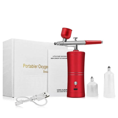 Portable Cordless Airbrush Kit with Compressor for Nail Art