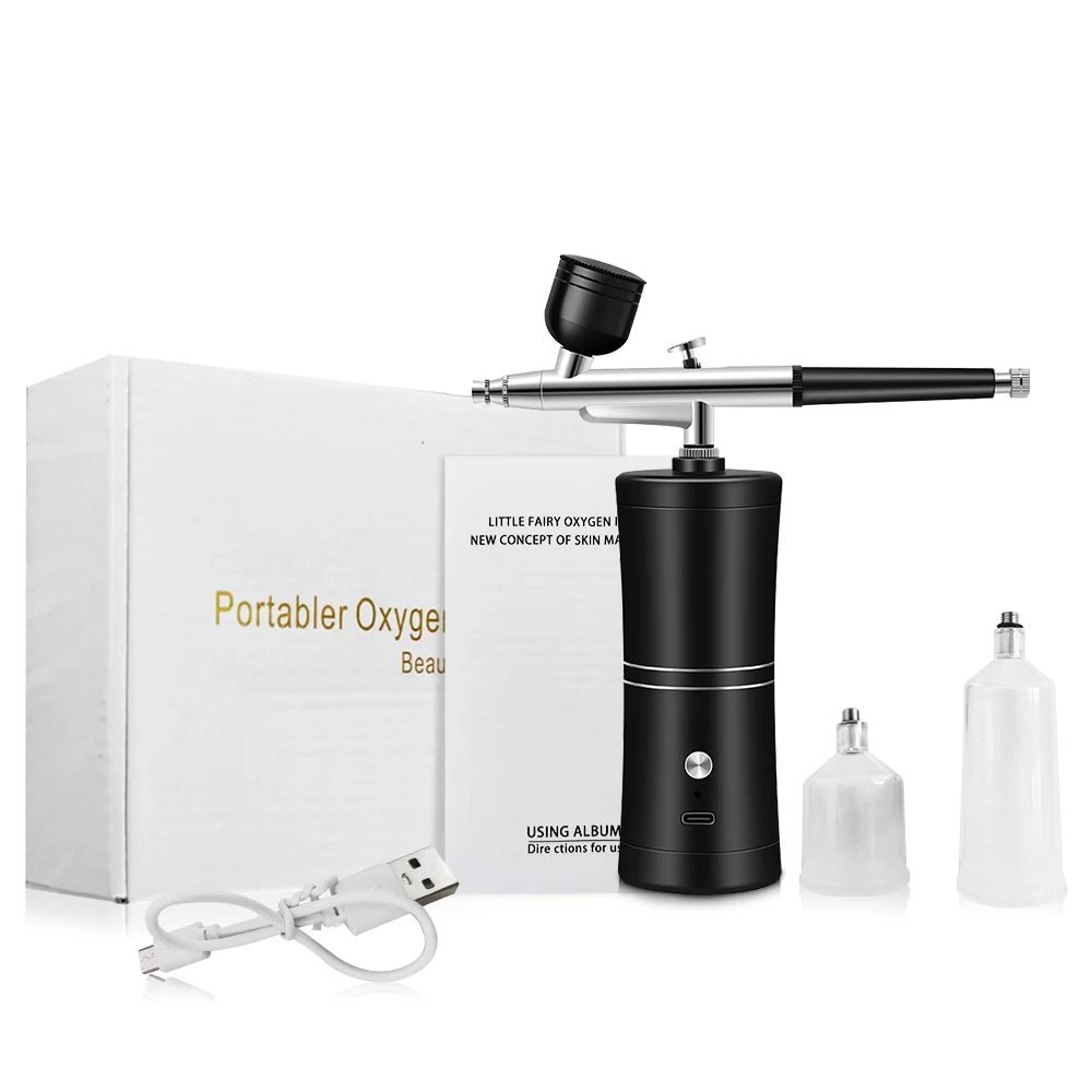 Portable Cordless Airbrush Kit with Compressor for Nail Art