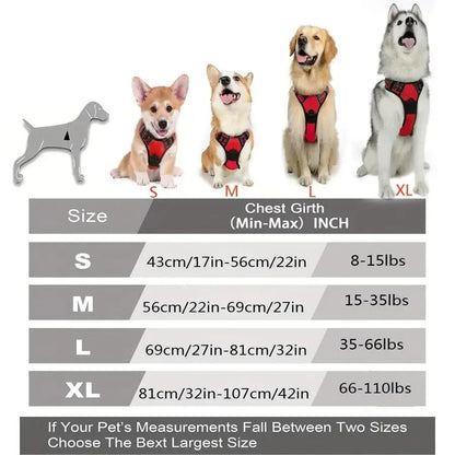 Dog Harness and Leash Set for Small Medium and Large Dogs