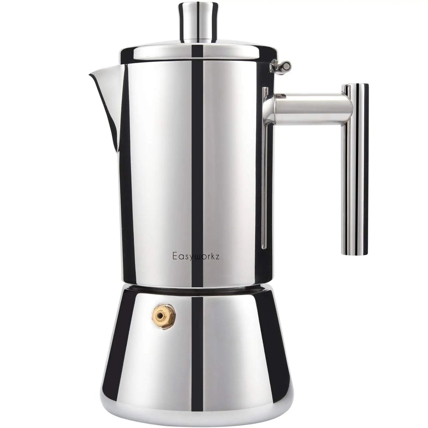 Stainless Steel Stovetop Espresso Maker For Rich Italian Coffee
