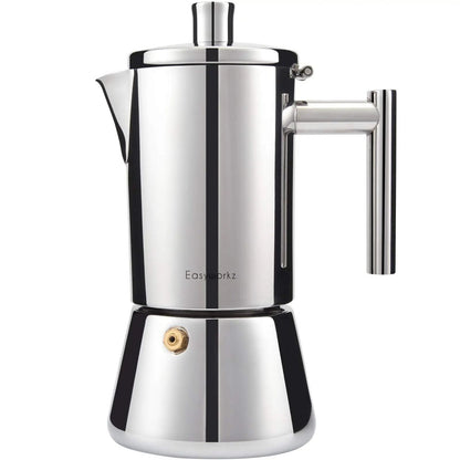 Stainless Steel Stovetop Espresso Maker For Rich Italian Coffee