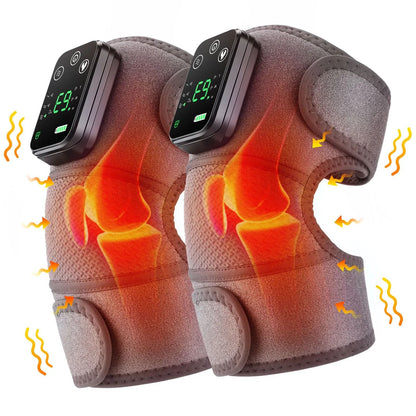 Electric Heated Knee Massager Pad With Vibration And Hot Compress Therapy