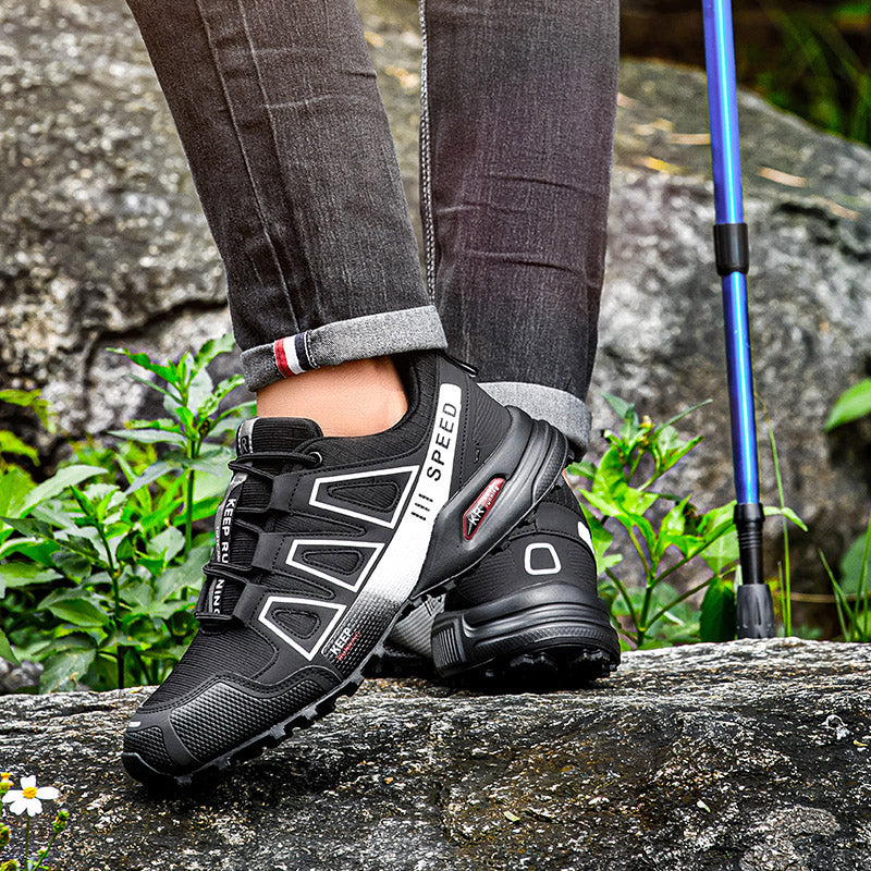 Waterproof Mens Cycling Shoes for Road & Mountain Biking, Durable Non-Slip Outdoor Sports & Hiking Shoes