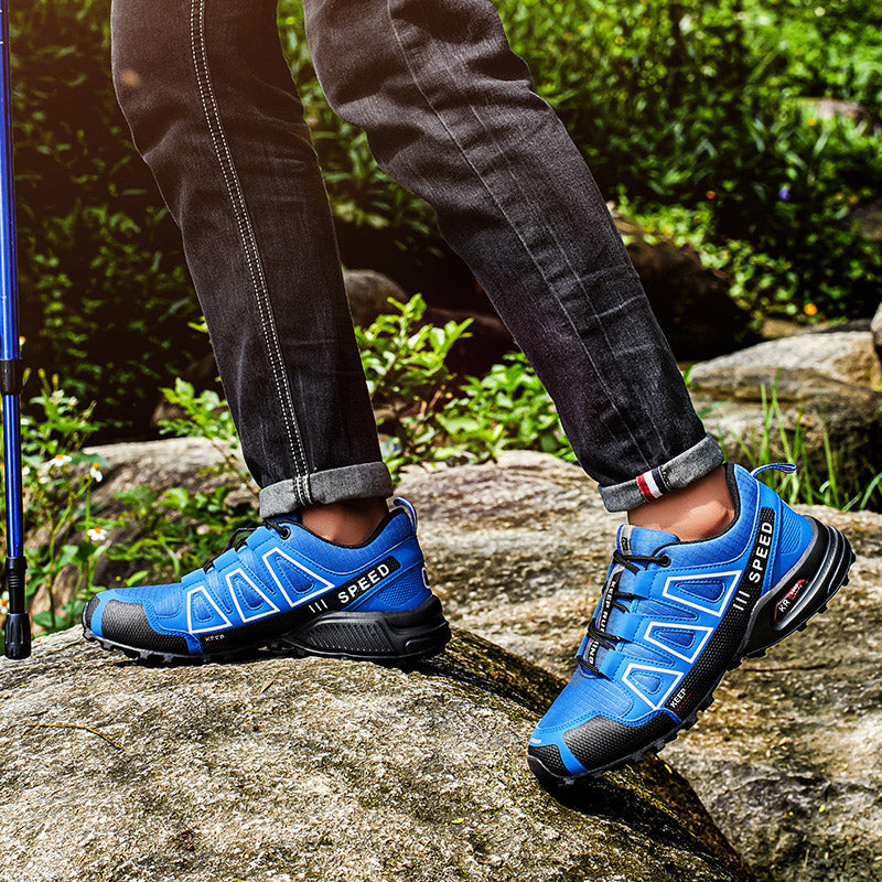 Waterproof Mens Cycling Shoes for Road & Mountain Biking, Durable Non-Slip Outdoor Sports & Hiking Shoes