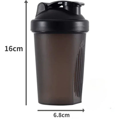 Protein Shaker Bottle With Stainless Steel Mixing Ball For Gym And Workout Use